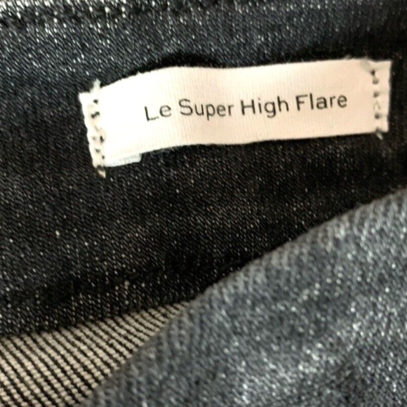 FRAME Women's Le Super High Flare Jeans - Picture 13 of 14